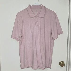 Men's Pink Pique Polo (M)